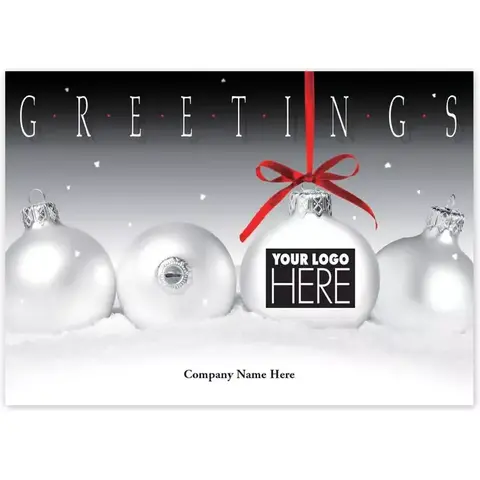 MT14018, Frosty Display Holiday Logo Cards