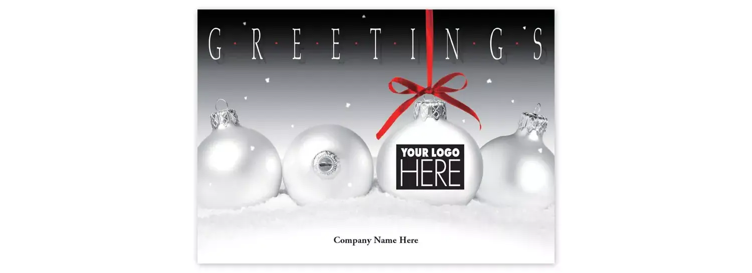 MT14018, Frosty Display Holiday Logo Cards