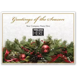 Magical Mantel Holiday Logo Cards