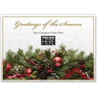 Magical Mantel Holiday Logo Cards