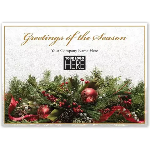 Magical Mantel Holiday Logo Cards