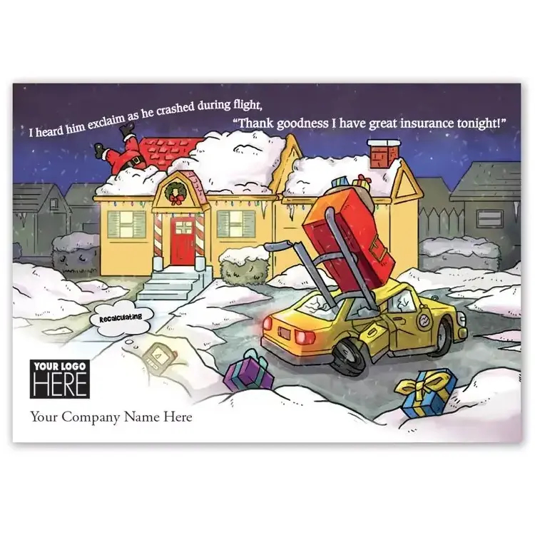 Holiday Coverage Insurance Holiday Logo Cards