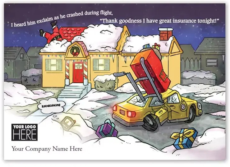 Holiday Coverage Insurance Holiday Logo Cards