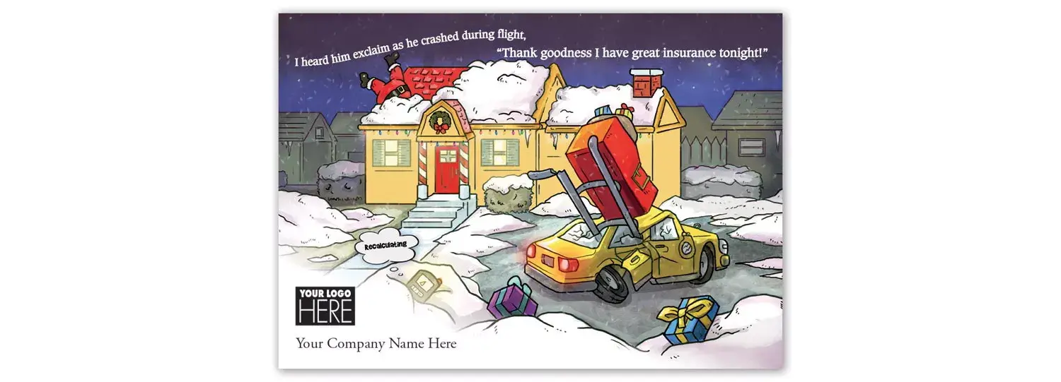 Holiday Coverage Insurance Holiday Logo Cards