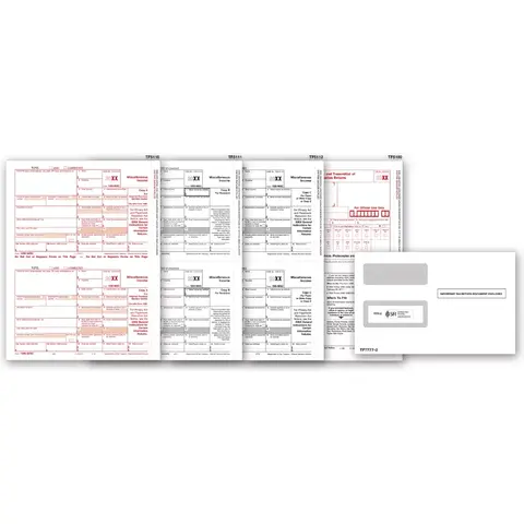 Laser 1099-MISC Tax Forms & Envelopes