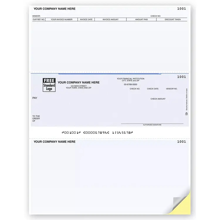 Microsoft® Business Solutions Accounts Payable Checks, 2-Part