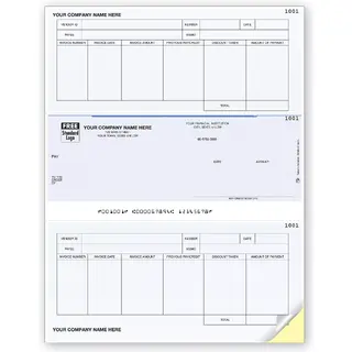 Computer Account Payable Checks, 2-Part