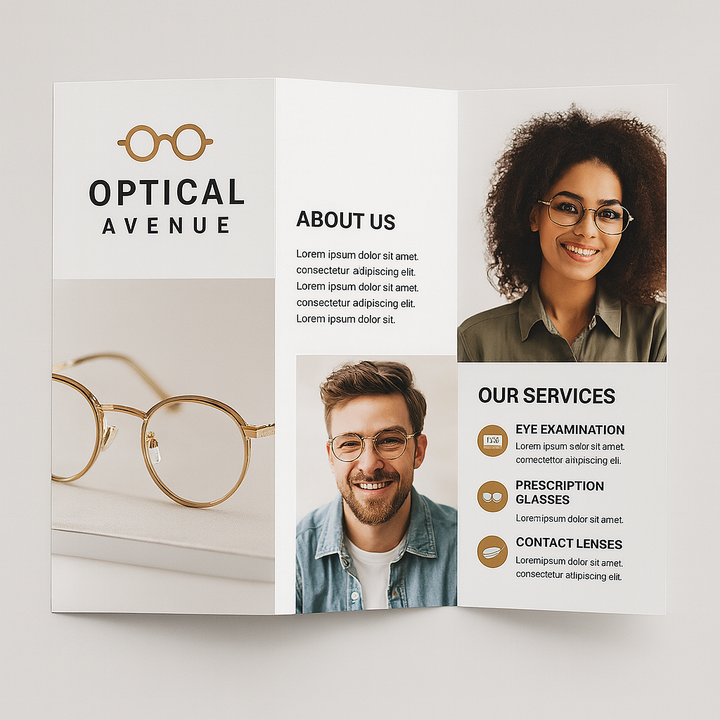 8 1/2" x 11" Full Color Brochures Printed on Heavy Glossy Cover Stock