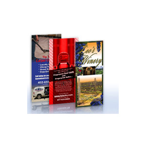 4 x 9 full color rack cards