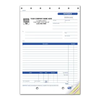 Work Order Invoice