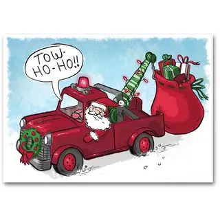 HML1512, Automotive Holiday Cards - Towing