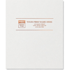 Custom printed pocket folders for business presentations