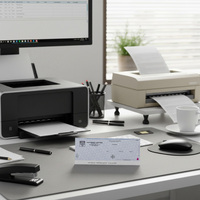 Business checks that are software-compatible.