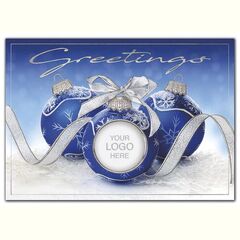 Custom printed holiday cards with corporate logo