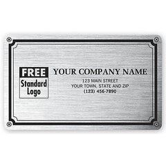 Custom printed durable label for special application