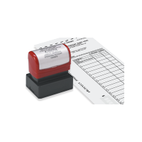 Custom printed bank stamps for business use