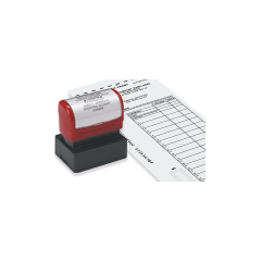 Custom printed bank stamps for business use