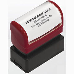 Custom printed address stamp for office and business use