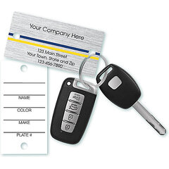 Custom printed key tags for businesses