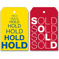 Custom printed material tags for your business
