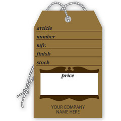 Custom printed price tags for your business