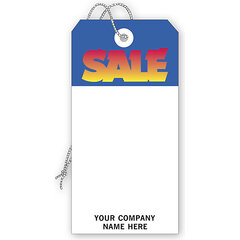 Custom printed sales tags for your business