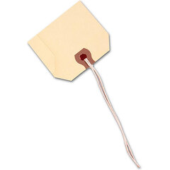 Twist ties for tags and cotton strings