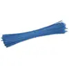Blue twist ties for business tags