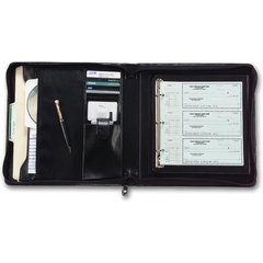 Business check binders with 3 or 7 rings