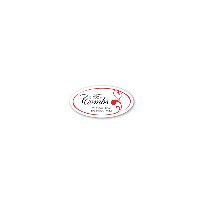 Custom Oval Labels
