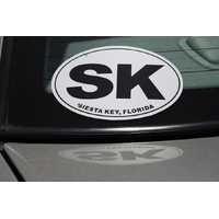 Custom oval shaped static cling labels