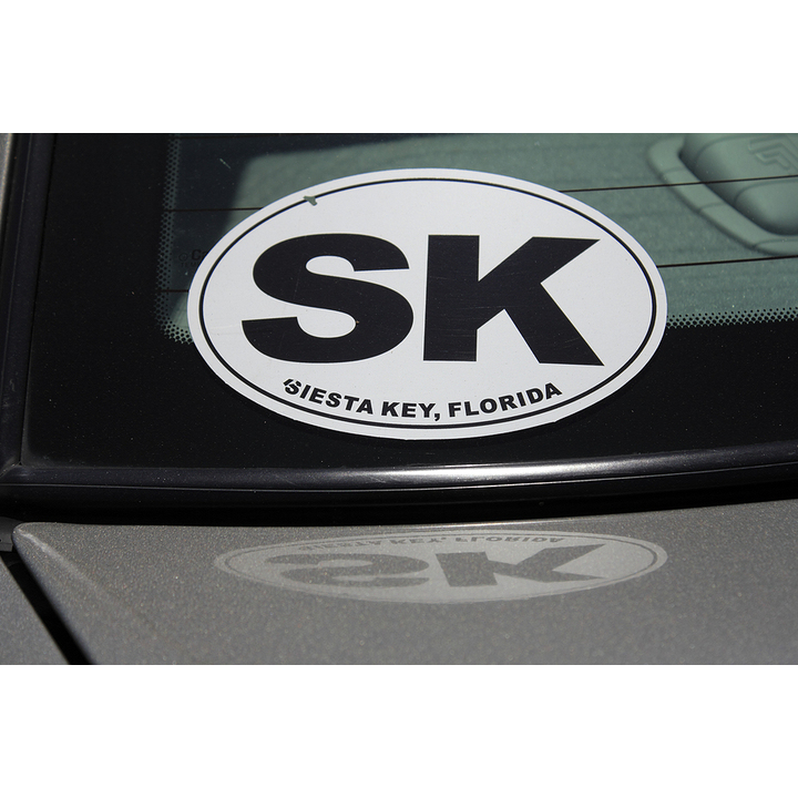Custom oval shaped static cling labels