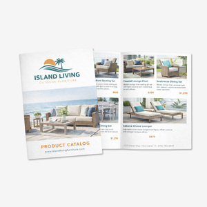 Full color business catalog printing service