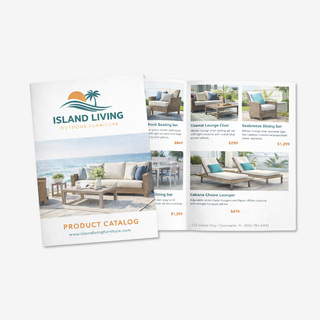 Full color business catalog printing service