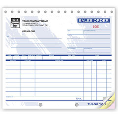 Custom printed sales order forms for your business