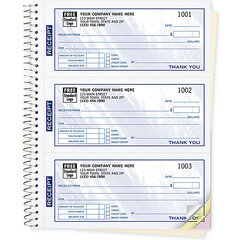 Custom printed sales receipt books for your business