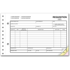 Retail store requisition forms