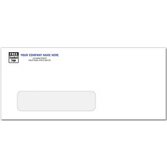 Custom printed one window business envelopes online