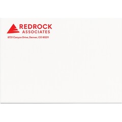 Custom printed 9" x 12" envelopes for sending out business materials