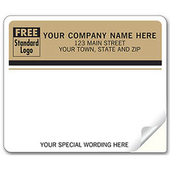Custom printed business shipping labels for laser printers