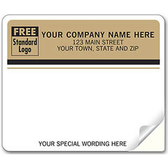 Custom printed business shipping labels for laser printers