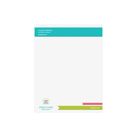 Custom printed recycled letterheads on recycled stock
