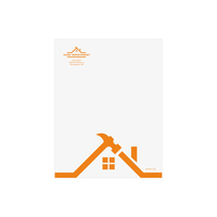 Custom printed business letterheads designed online with your logo