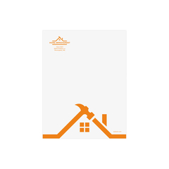 Custom printed business letterheads designed online with your logo