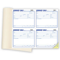 Service call books for contractors