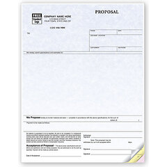 Custom printed laser proposals for your business