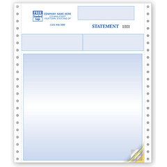 Continuous forms that have multiple uses and that can be custom printed