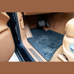 Floor mats to protect vehicles while in the body or detail shop 