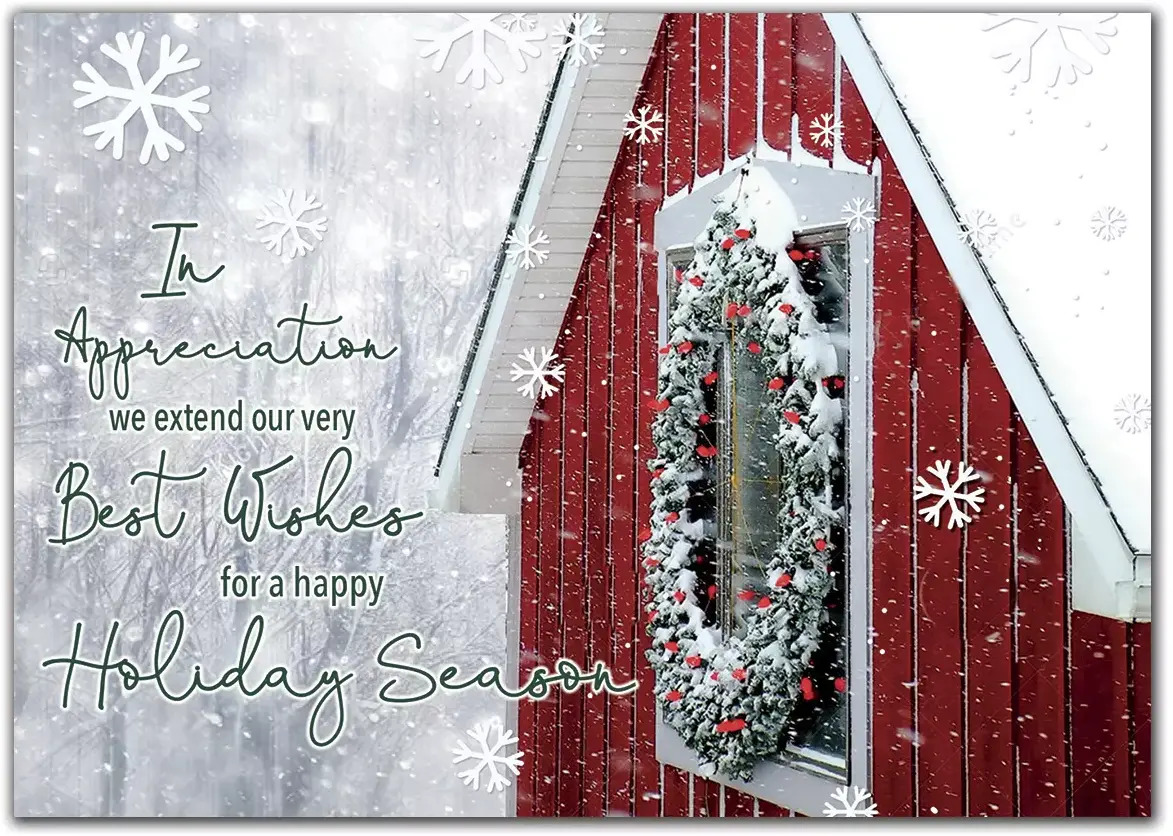 Business Holiday Cards to Say Thank You