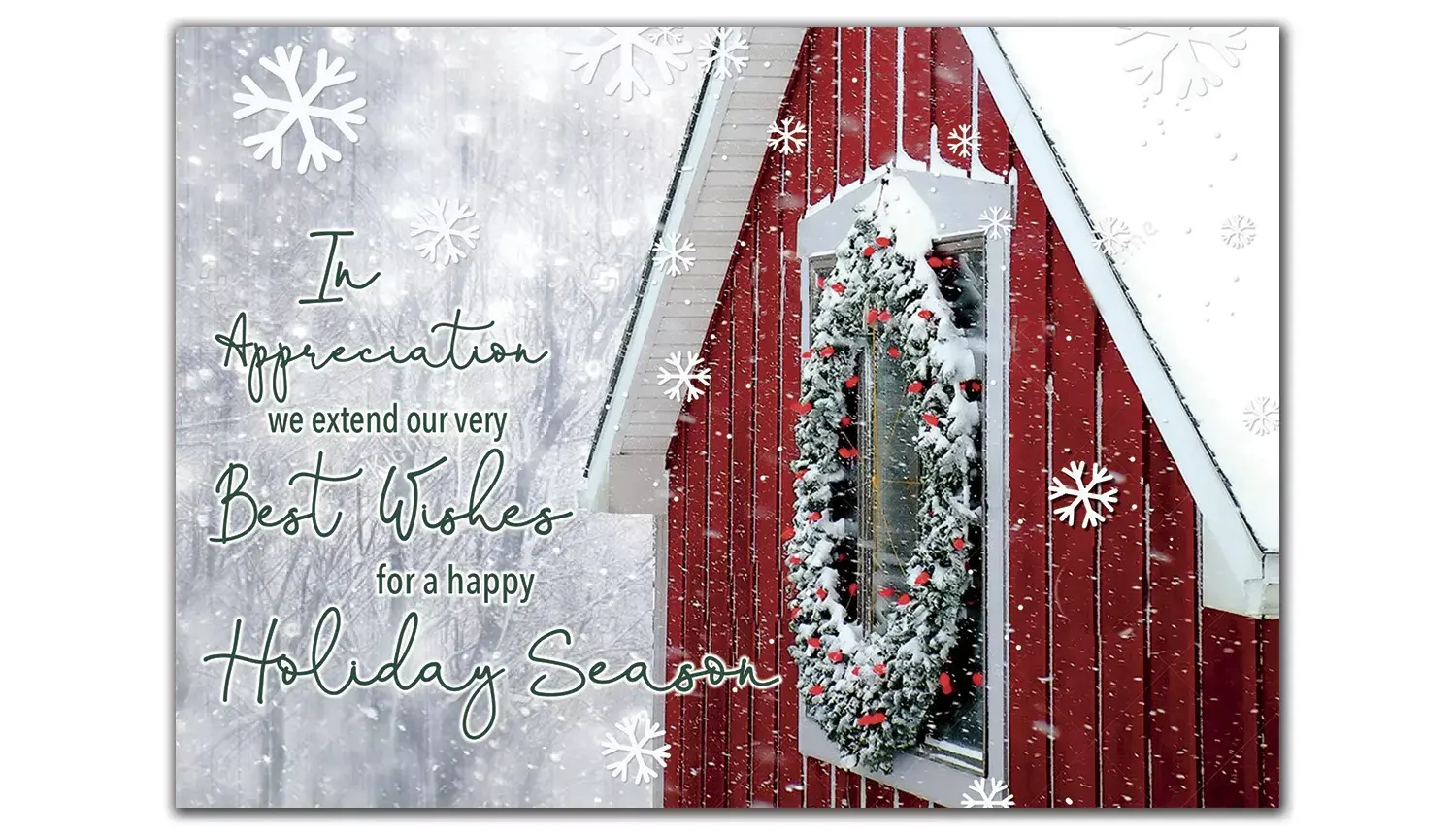 Business Holiday Cards to Say Thank You